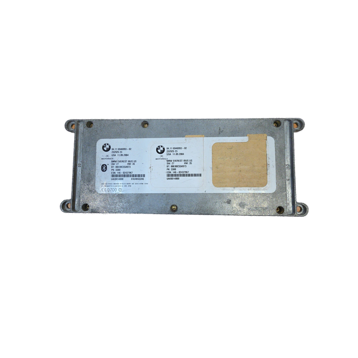 Módulo de control de comunicación Bluetooth BMW 330i 2005 OEM 84116946993