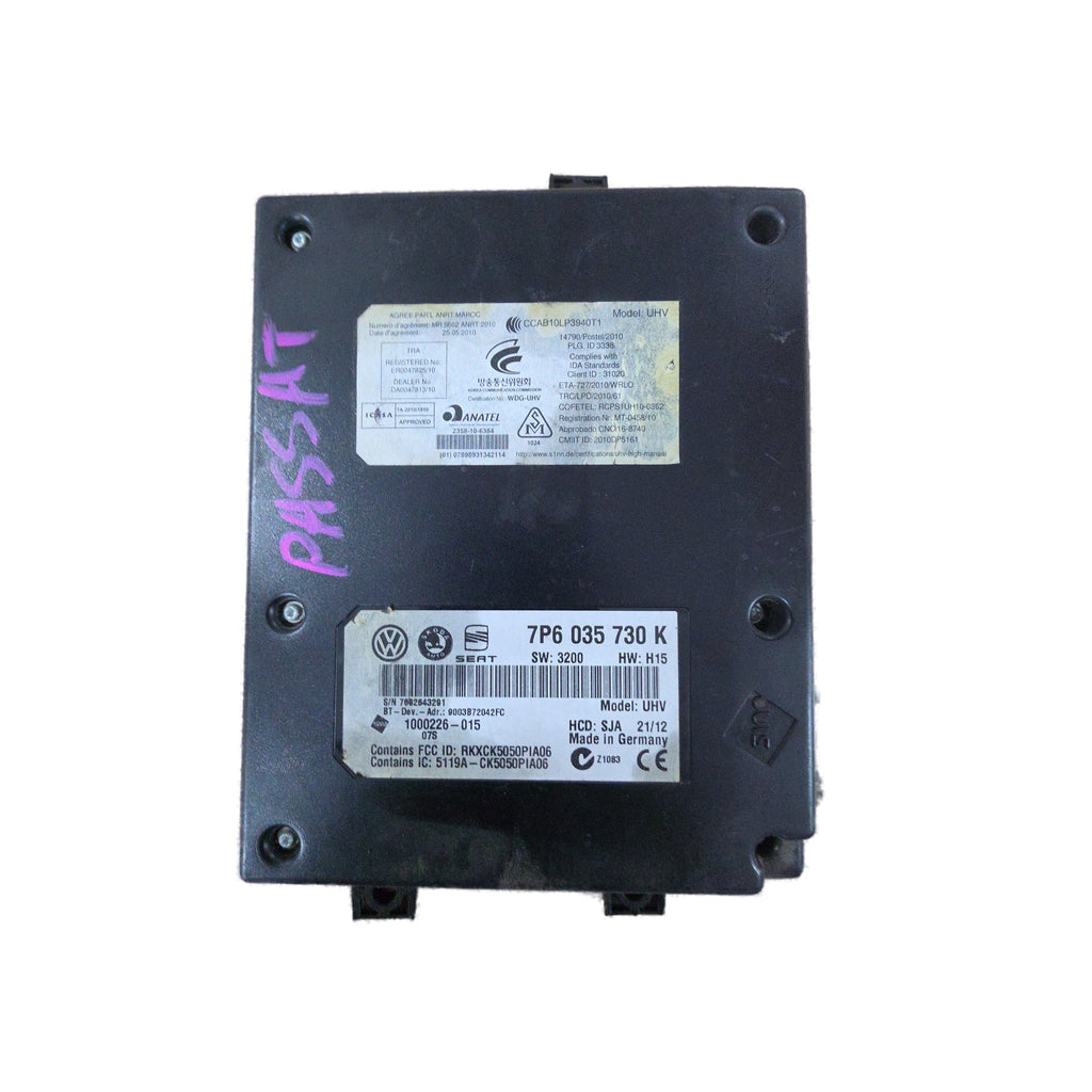 Módulo de control de comunicación Bluetooth Volkswagen Passat 2013 - 2015 OEM 7P6035730K