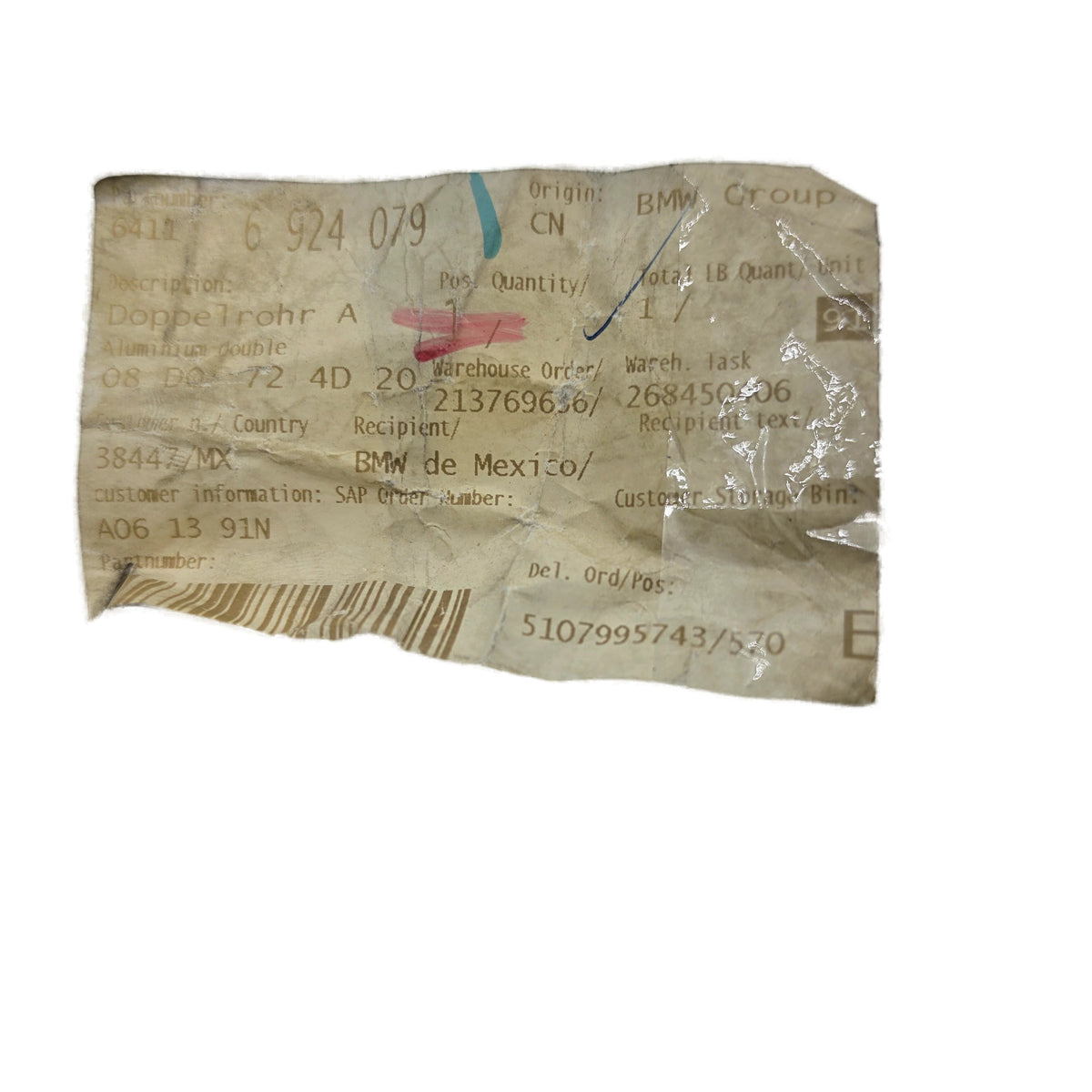 Tubo de Refrigerante MINI R50, R52, R53