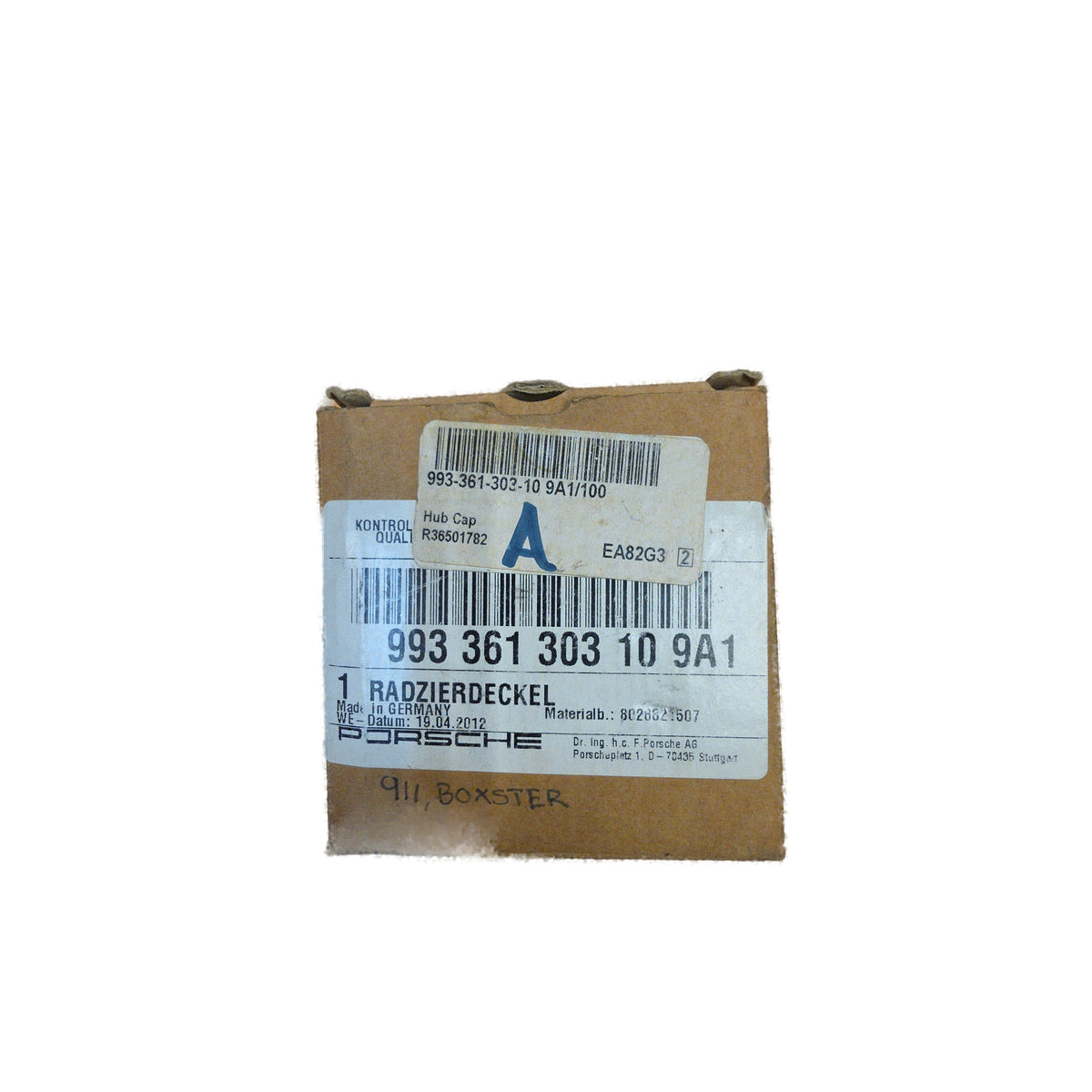 Central de rueda Porsche Boxster 1997 - 2004 OEM 993361303109A1